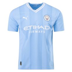 Puma Manchester City Home Shirt strip