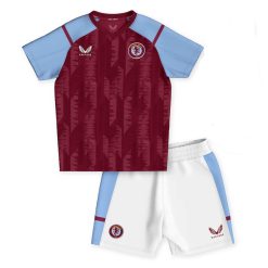 Castore Aston Villa 2023/24 Infant Home Shirt & Shorts Set