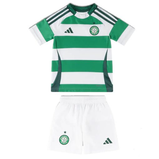 Adidas Celtic 2024/25 Infant Home Shirt & Shorts Set