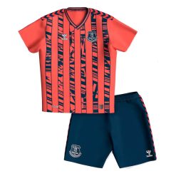 Hummel Everton 2023/24 Infant Away Shirt & Shorts Set