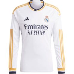 Adidas Real Madrid 2023/24 Men's Long Sleeve Home Shirt