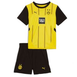 Puma Borussia Dortmund 2024/25 Infant Home Shirt & Shorts Set