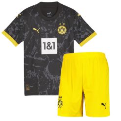 Puma Borussia Dortmund 2023/24 Infant Away Shirt & Shorts Set