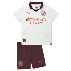 Puma Manchester City 2023/24 Infant Away Shirt & Shorts Set