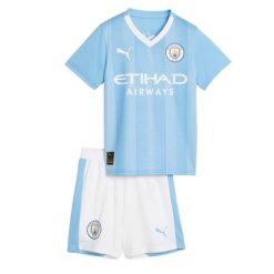 Puma Manchester City 2023/24 Infant Home Shirt & Shorts Set