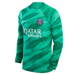 Nike Paris Saint Germain 2023/24 Men's Green Goalkeeper Long Sleeve Shirt