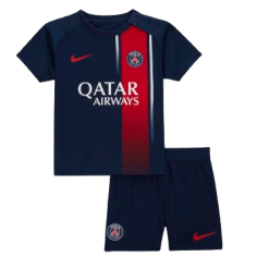 Nike Paris San Germain 2023/24 Infant Home Shirt & Shorts Set
