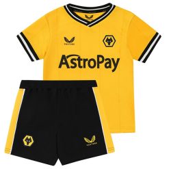 Castore Wolves 2023/24 Infant Home Shirt & Shorts Set