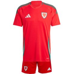 Adidas Wales 2024 Infant Home Shirt & Shorts Set
