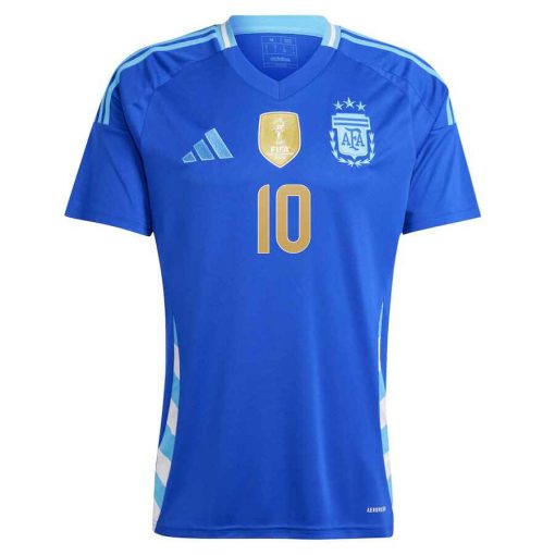 Adidas Argentina #10 Lionel Messi 2024 Men's Away Shirt