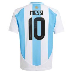 Argentina adidas Home Shirt 2024 - Kids with Messi 10 printing
