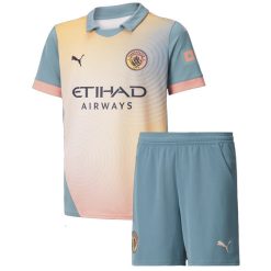 Puma Manchester City 2024/25 Infant 'Definitely City' Fourth Shirt & Shorts Set